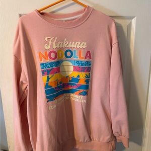 Lion king theme crewneck sweatshirt